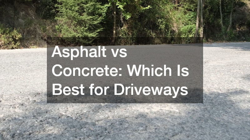 Asphalt vs Concrete: Which Is Best for Driveways
